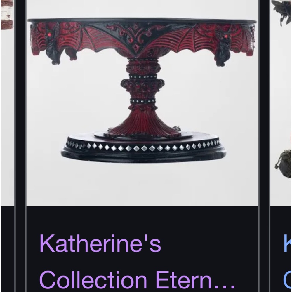 Katherine’s Collection 2023 Eternal Devotion Cake Stand $300 - Picture 2 of 4